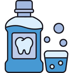 Mouthwash Sticker