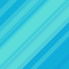 Abstract blue diagonal stripes background with shades of turquoise and cyan, graphic design