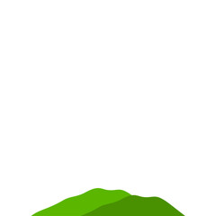 Fototapeta premium Green Mountain Illustration