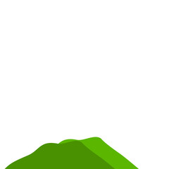 Fototapeta premium Green Mountain Illustration