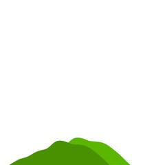 Fototapeta premium Green Mountain Illustration