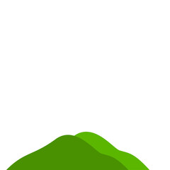 Obraz premium Green Mountain Illustration