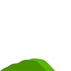 Fototapeta premium Green Mountain Illustration