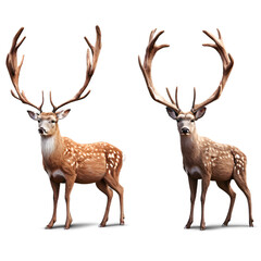 Obraz premium deer isolated on transparent background