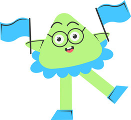 Shape Character Illustration