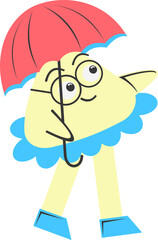 Shape Character Illustration