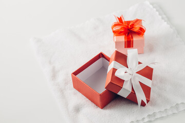 red gift box