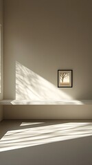 Minimalist Gallery Display of Art