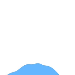 Obraz premium Blue Mountain Illustration