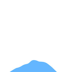 Obraz premium Blue Mountain Illustration