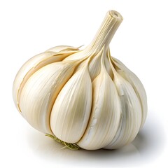 Garlic isolated on white background