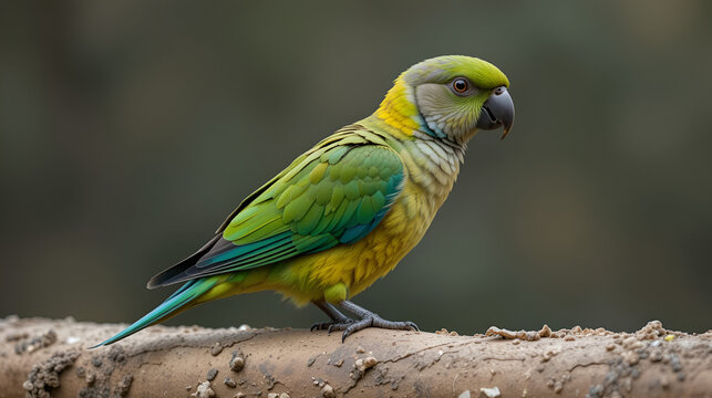 a slow motion side view of a mallee ringneck parrot at gluepot reserve in south australia- conformed from 120p