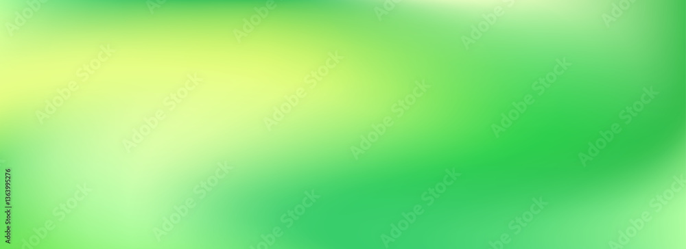 Poster bright green smooth gradient. springtime color blurred background. summer mood pastel blur gradient 
