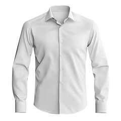 Mens Light Gray Long Sleeve Shirt Mockup