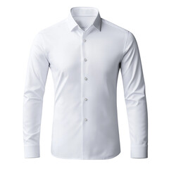 Mens Light Gray Long Sleeve Shirt Mockup