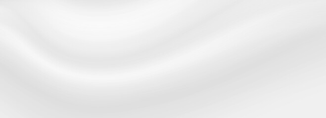 Smooth grey wave background. Abstract subtle cream texture. Curve line template wallpaper for medical, tech, cosmetic concept, brochure, poster, flyer, leaflet. Vector soft grey gradient backdrop