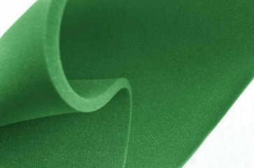 light green thin sponge foam arch with white background
