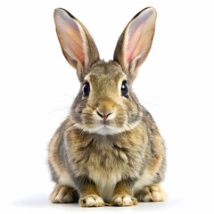 Fototapeta premium rabbit on white background