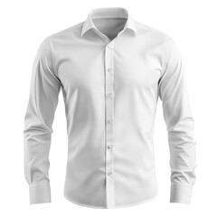 Mens Light Gray Long Sleeve Shirt Mockup
