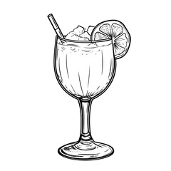 Hand-Drawn & Watercolor Cocktail Clipart Bundle – Margaritas, Martinis, Mojitos & More – PNG Transparent Background