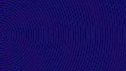 Abstract concentric circles in deep blue
