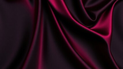 Fototapeta premium Black dark gray purple burgundy red background. Silk satin fabric. Luxury elegant beauty premium rich. Shiny glitter shimmer silky. Drapery fold crease. Christmas birthday Valentine romance festival.