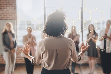 Businesspeople in a business conference