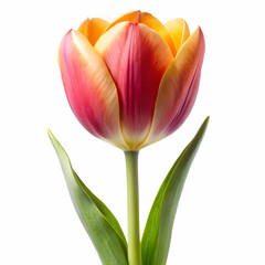 Naklejka premium three red tulips