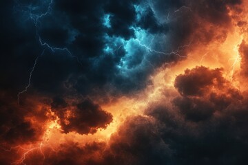 Fototapeta premium Sunset Storm