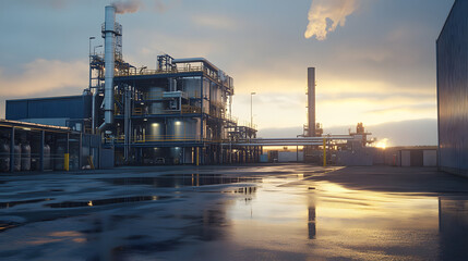 A research facility focused on carbon capture and storage technologies.