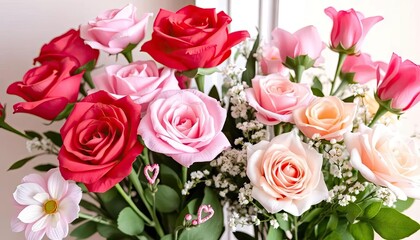 Colorful Rose Bouquet