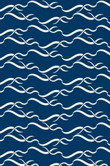 Abstract chain pattern background, seamless wave