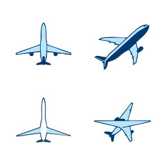 Transportation and Industry Icons Set