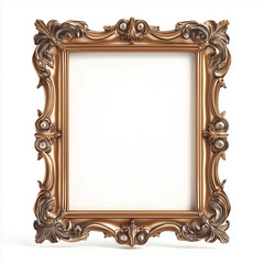 Bronze Frame with Sculptural Ornamentation