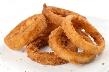 Crispy Golden Onion Rings A Delicious Snack or Appetizer