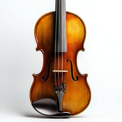 Classical Violin Solo: An Elegant Close-Up of a Musical Masterpiece in the Studio
