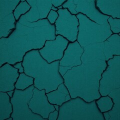 Obraz premium Green blue rock texture. Toned rough mountain surface texture. Crumbled. Close-up. Dark teal rocky background with space for design. Fantasy.