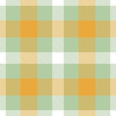Modern Pale Greenish Grey Seamless Tartan Textile Design