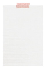 Png paper frame, aesthetic design on transparent background