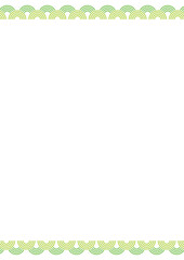 かわいいにぎやかな罫線の背景イラスト