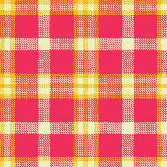 Modern Light Golden Rod Seamless Tartan Textile Design
