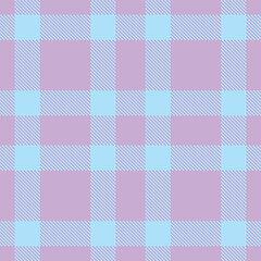 Modern Seamless Tartan in Light Lilac tones Textile Design