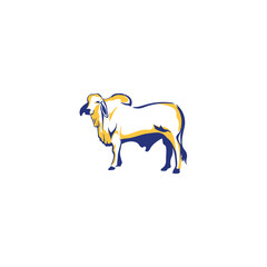 brahman logo cattle for your cattle farm