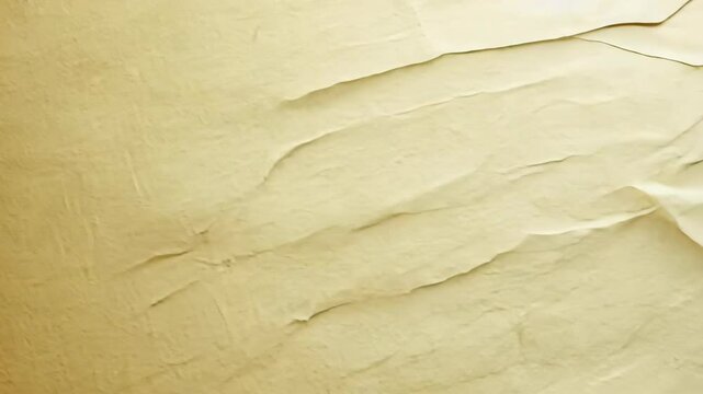 Textured yellow background with subtle creases and folds highlighting unique details and patterns in a minimalist setting