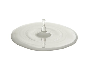 Water drop impact studio close-up minimalist high-speed photography