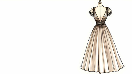 Elegant Flow – Timeless Bridal Gown