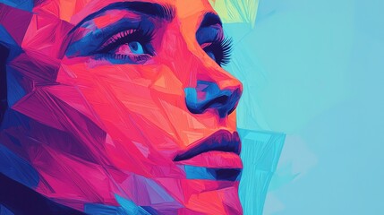 Urban environment art vibrant abstract portraits and creative brand strategy