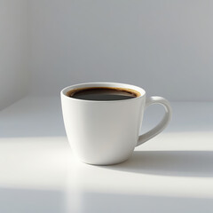 cup of coffee on a table
