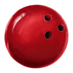 Bowling ball png sticker, sport equipment, transparent background