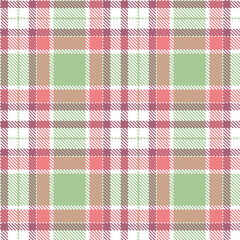 Modern Deep White Seamless Tartan Textile Design Variant 2595